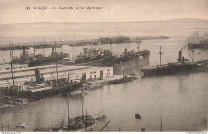 ALGERIE - Alger - Nouvelle Gare Maritime - Port - Bateau - Transport - CPA