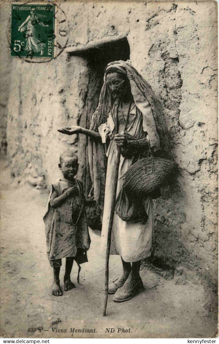 Algerien sonstige, Vieux Mendiant