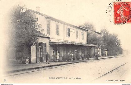 Algérie - CHLEF Orléansville - La gare - Ed. J. Geiser 30