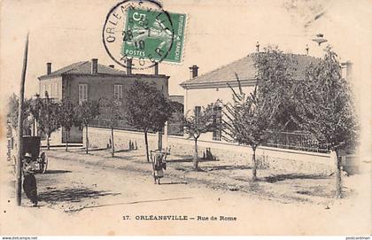 Algérie - ORLEANSVILLE Chlef - Rue de Rome
