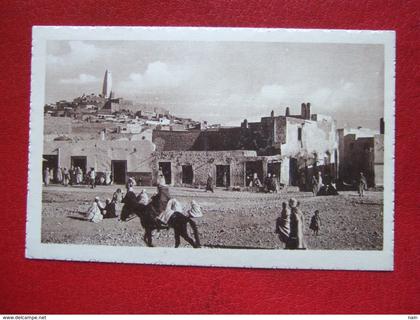 ALGERIE - GHARDAIA - " VUE DE GHARDAIA PRISE DU CIMETIERE " ----- RARE  ---