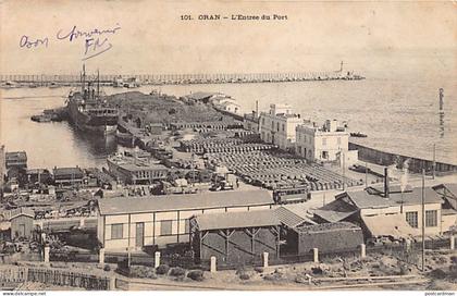 Algérie - ORAN - L'entrée du Port
