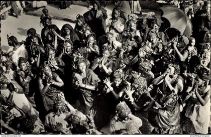 CPA Mauretanien, afrikanische Frauen beim tanzen