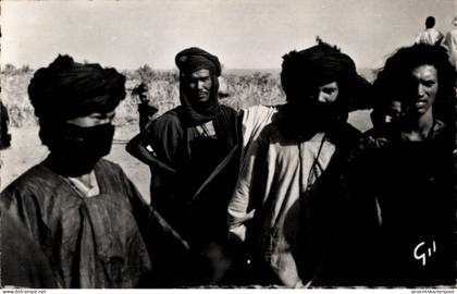 CPA Mauretanien, Les Hommes Bleus, Männer