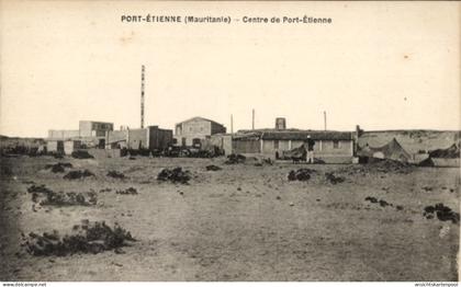 CPA Nouadhibou Port Etienne Mauretanien, Zentrum von Port-Etienne