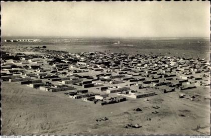 CPA Nuakschott Mauretanien, Ort aus der Vogelschau gesehen, Ksar