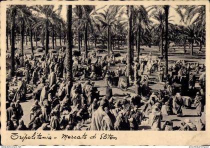 CPA Tripolis Tripoli Libyen, Tripolitania, Markt