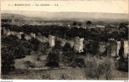 CPA ALGERIA MANSOURAH Vue Generale (1358709)