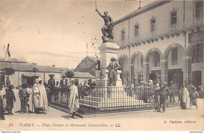 Algérie - TIARET - Place Pasteur et Monument Lamoricière - Ed. A. Nadam 16