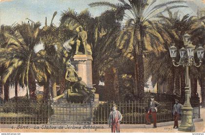 A614 Algeria Bone Annaba Statue de Jerome Bertagna vintage postcard