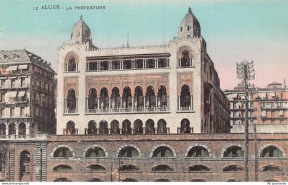 Algeria Algiers La Prefecture vintage postcard B937