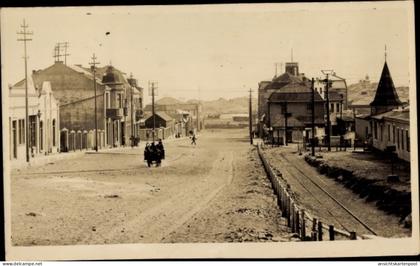 CPA Mosambik, Straßenpartie, Gleise