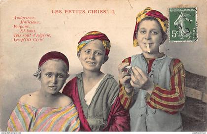 Algérie - Les petits ciriss' - Petits cireurs - Ed. Blanc et Segui à Alger