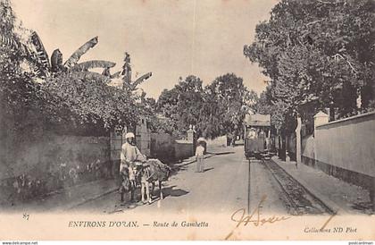 Algérie - ORAN - Route de Gambetta
