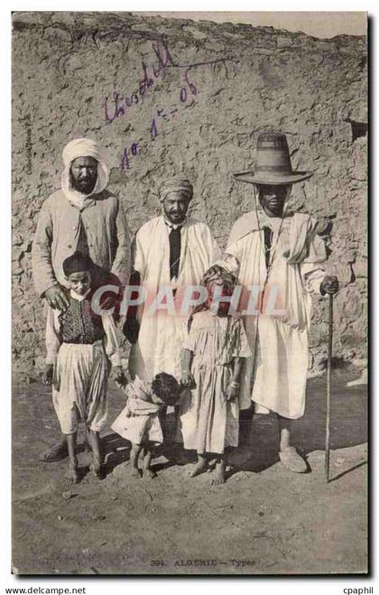 Algerie CPA Scenes et types