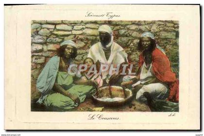 CPA Scenes Types Le Couscous Folklore