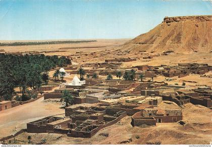 [-10%] ALGERIE - El Goléa - El Menia - Le Marabout - Le vieux Ksar - superficie de la commune est de 27 000 km2 - Carte