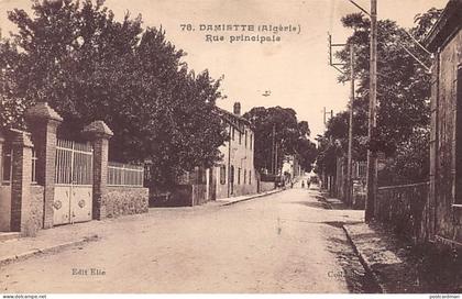 Algérie - DAMIETTE Aïn Dhab - Rue principale - Ed. Elie 78