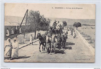 Algérie - GHARDAIA - Arrivée de la Diligence - Ed. Collection Idéale P.S. 3