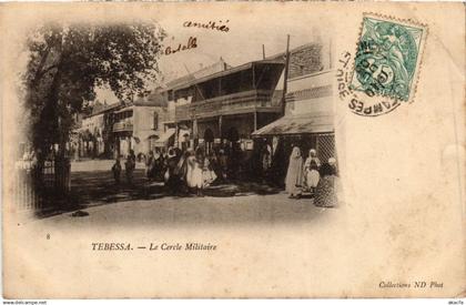 CPA ALGERIA TEBESSA Le Cercle Militaire (1188150)