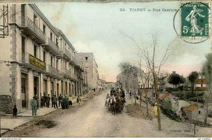 ALGÉRIE - Carte postale - Tiaret - Rue Cambon - L 76962