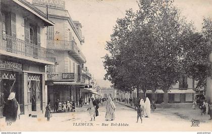 Algérie - TLEMCEN - Rue Bel Abbès, Boulangerie A. Soria - Dentiste - Ed. ND Phot. Neurdein 217