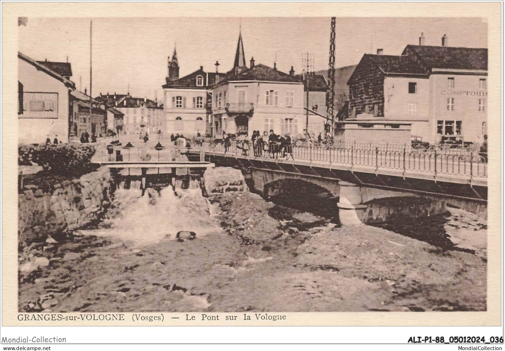 ALIP1-0019-88 - GRANGES-SUR-VOLOGNE - le pont sur la vologne