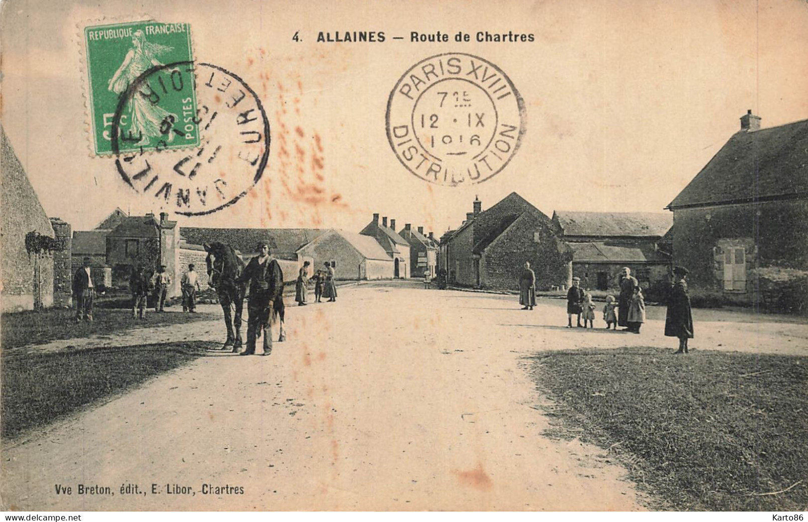 allaines mervilliers , eure et loir * route de chartres * industrie