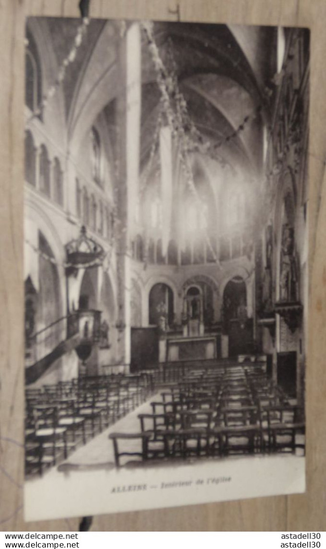 ALLEINS : intérieur de l'église ............ BA-16960