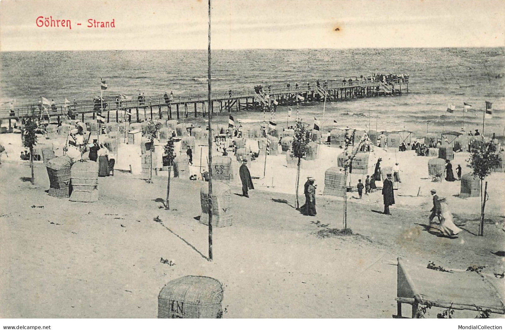 ALLEMAGNE #23342 GOEHREN GOHREN RUGEN STRAND