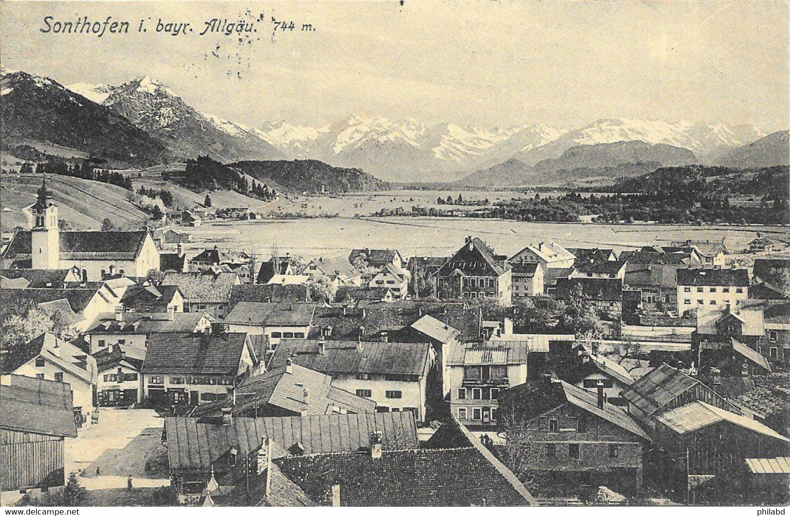 Allemagne Bavière - Sonthofen 1909-05-02 TB