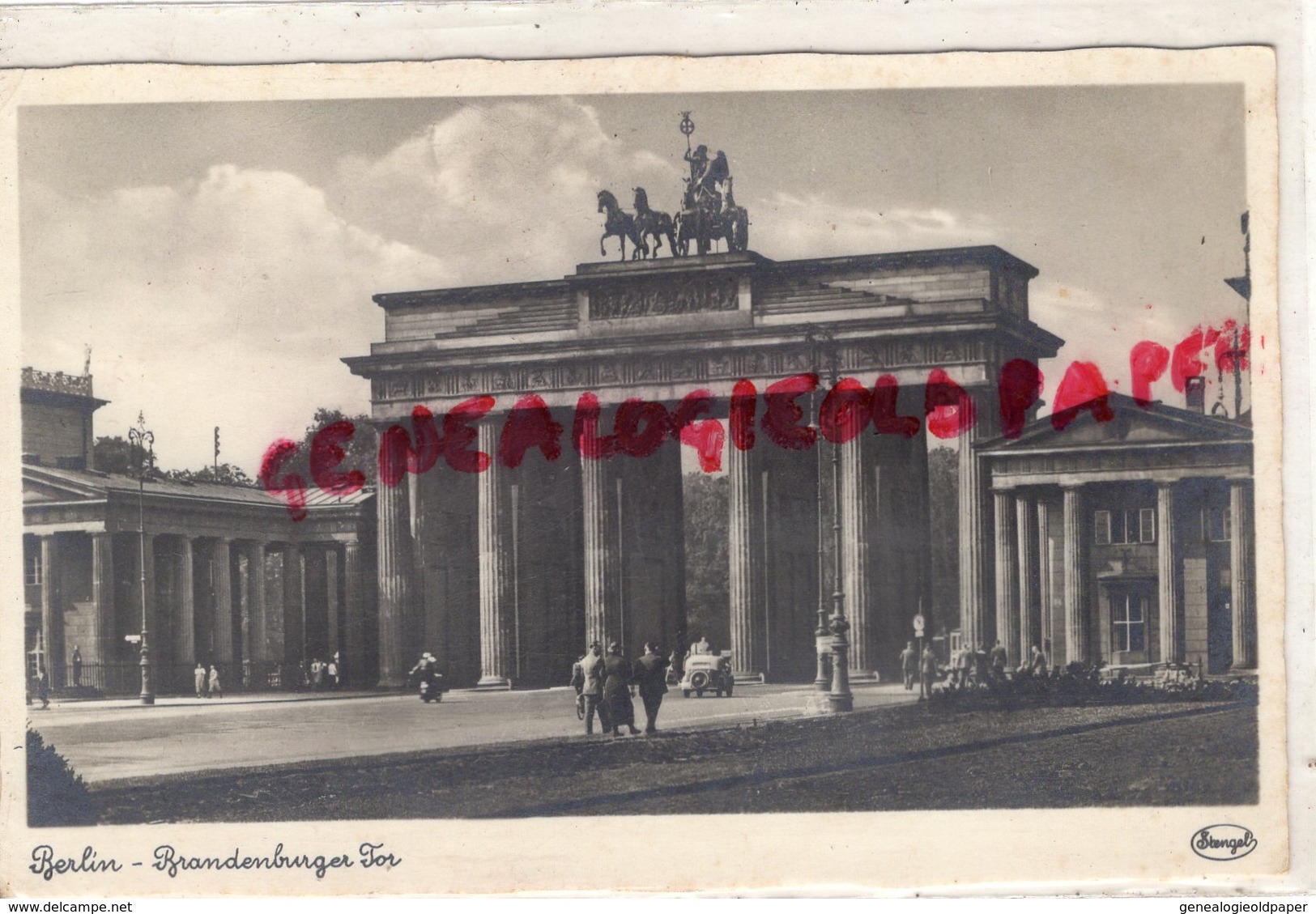 ALLEMAGNE - BERLIN- BRANDENBURGER TOR- CARTE PHOTO