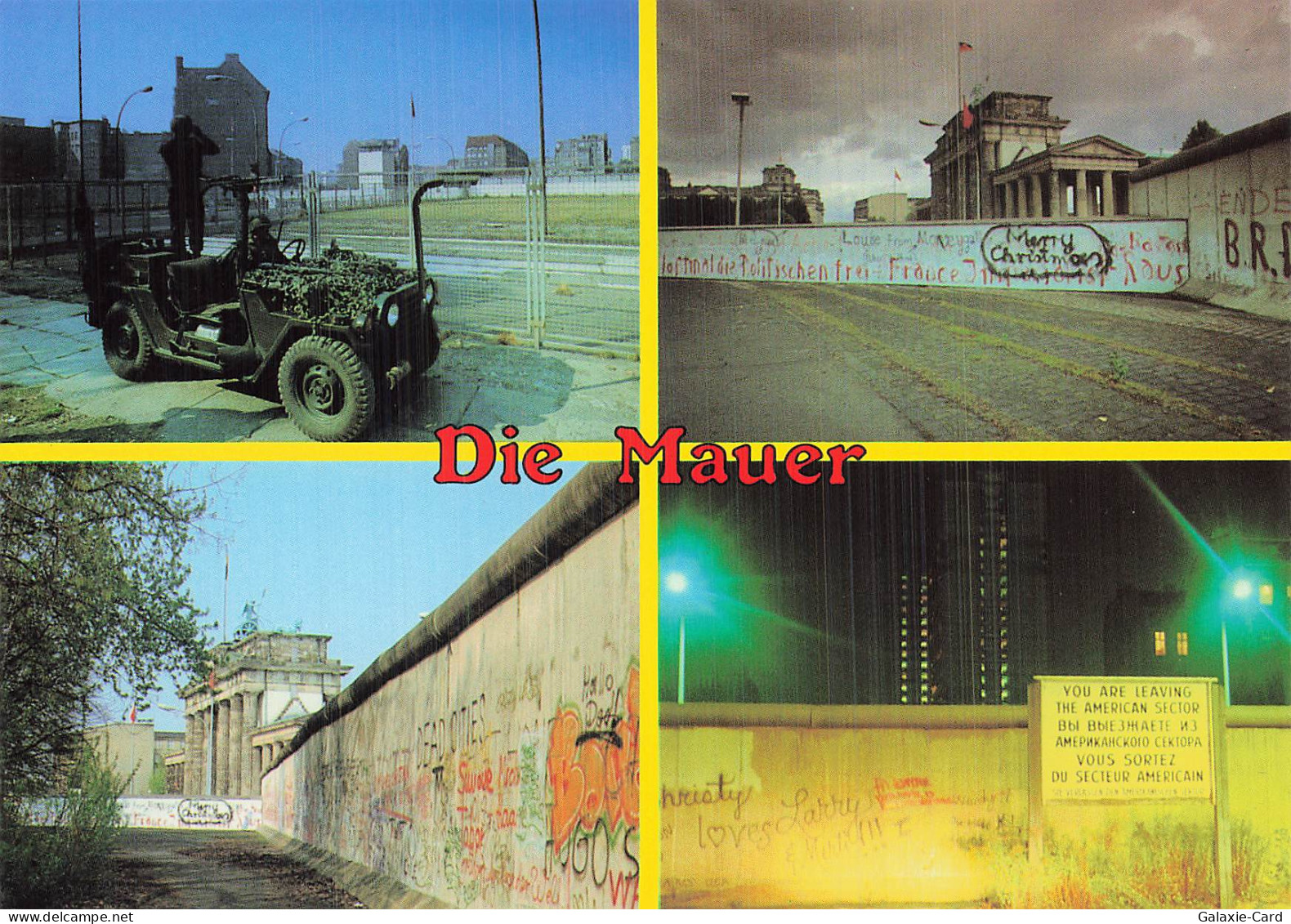 ALLEMAGNE BERLIN LE MUR DE BERLIN