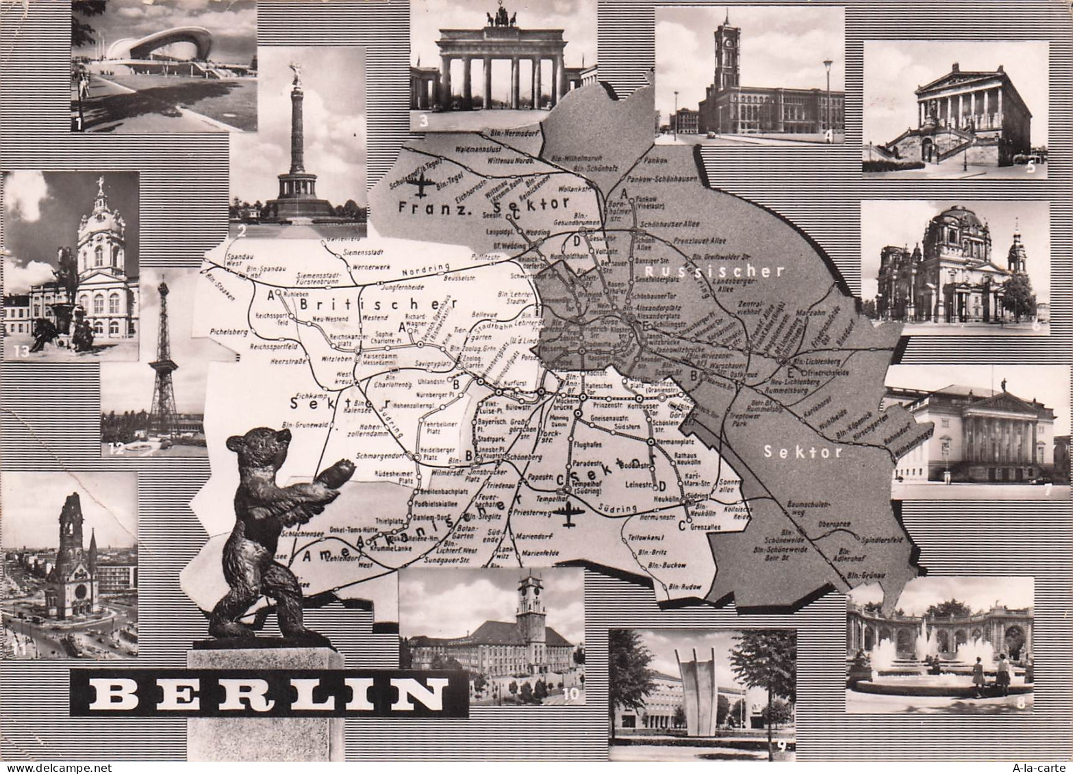 ALLEMAGNE BERLIN PORTE DE BRANDEBOURG