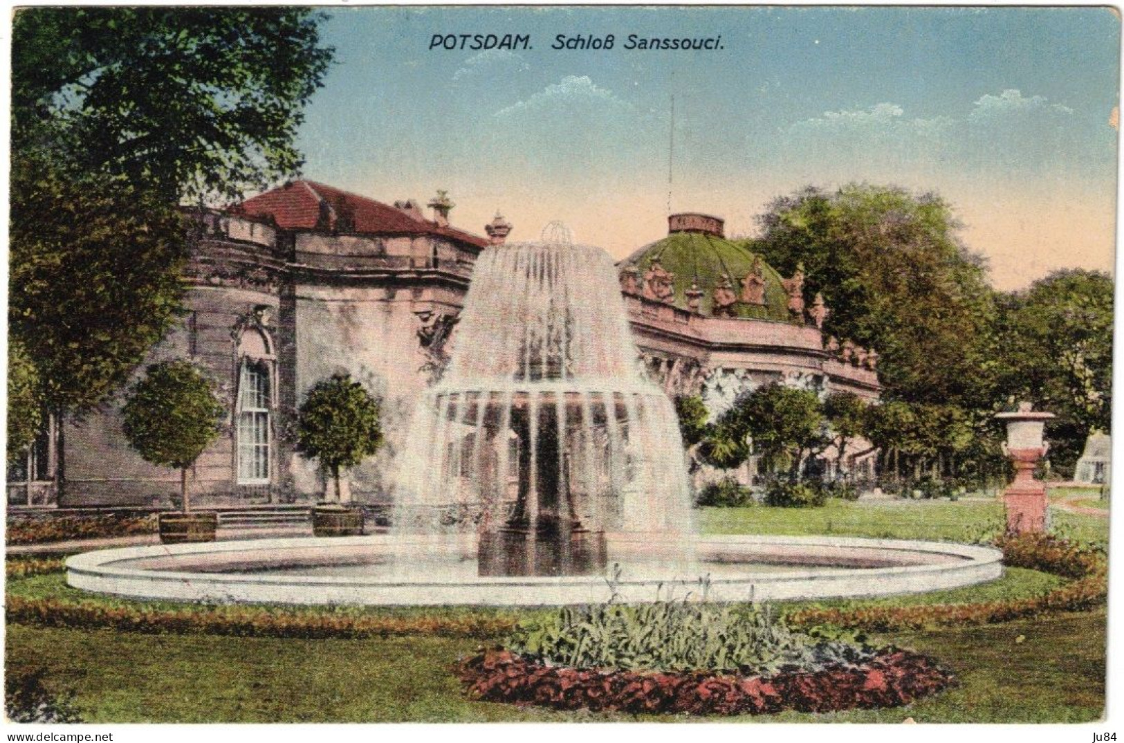 Allemagne - Brandebourg - Potsdam - Schlob Sanssouci - Carte Postale vierge