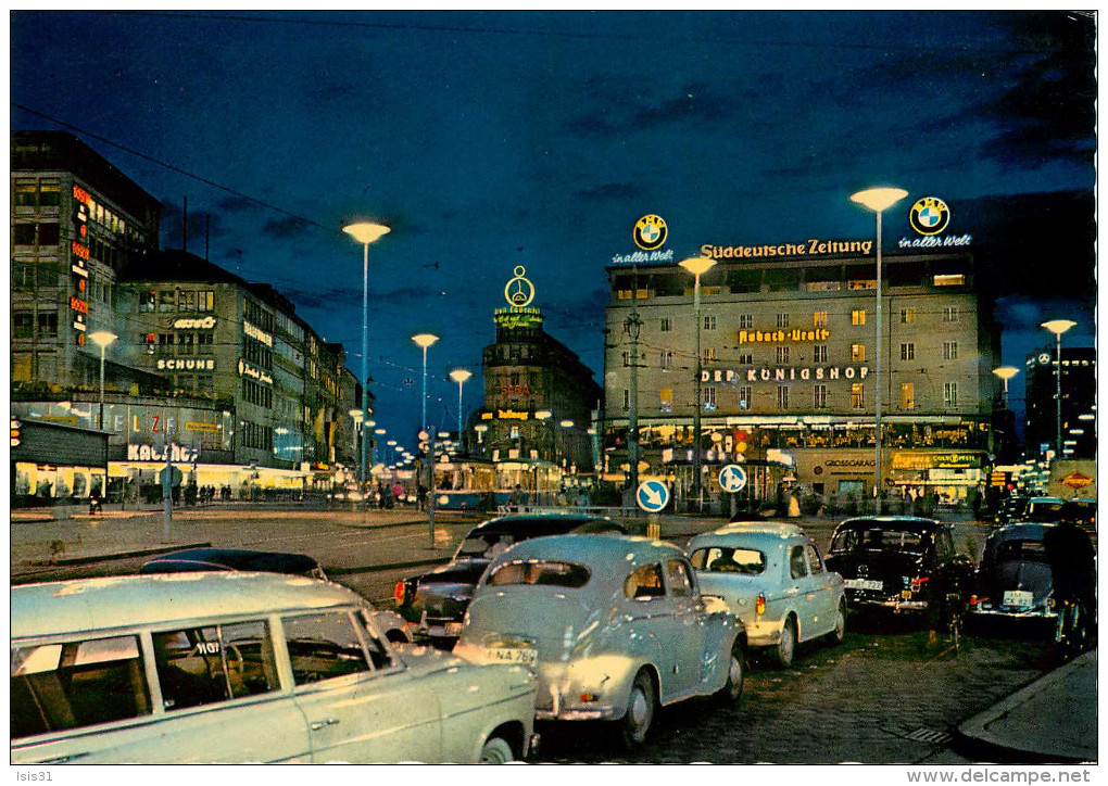 Allemagne - Germany - Bavière - Voitures - Automobile - Muenchen - Munchen - Munich - Karlsplatz ( Stachus ) - bon état