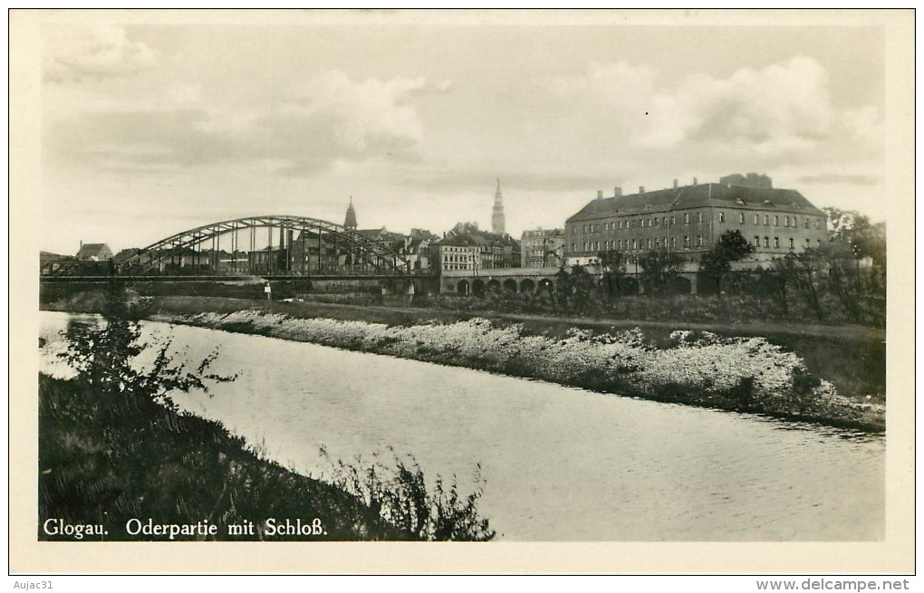 Allemagne - Germany - Ehemalige dt. Gebiete - Schlesien - Glogau - Oderpartie mit Schloss - bon état