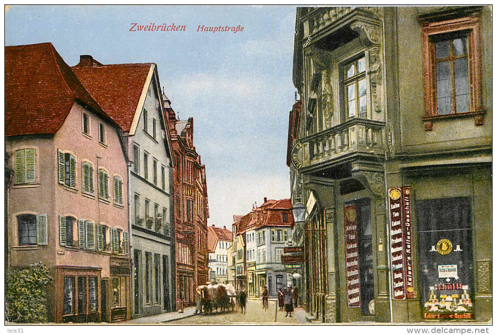 Allemagne - Germany - Rhénanie Palatinat - Zweibrücken - Hauptstrasse - Zweibruecken - état
