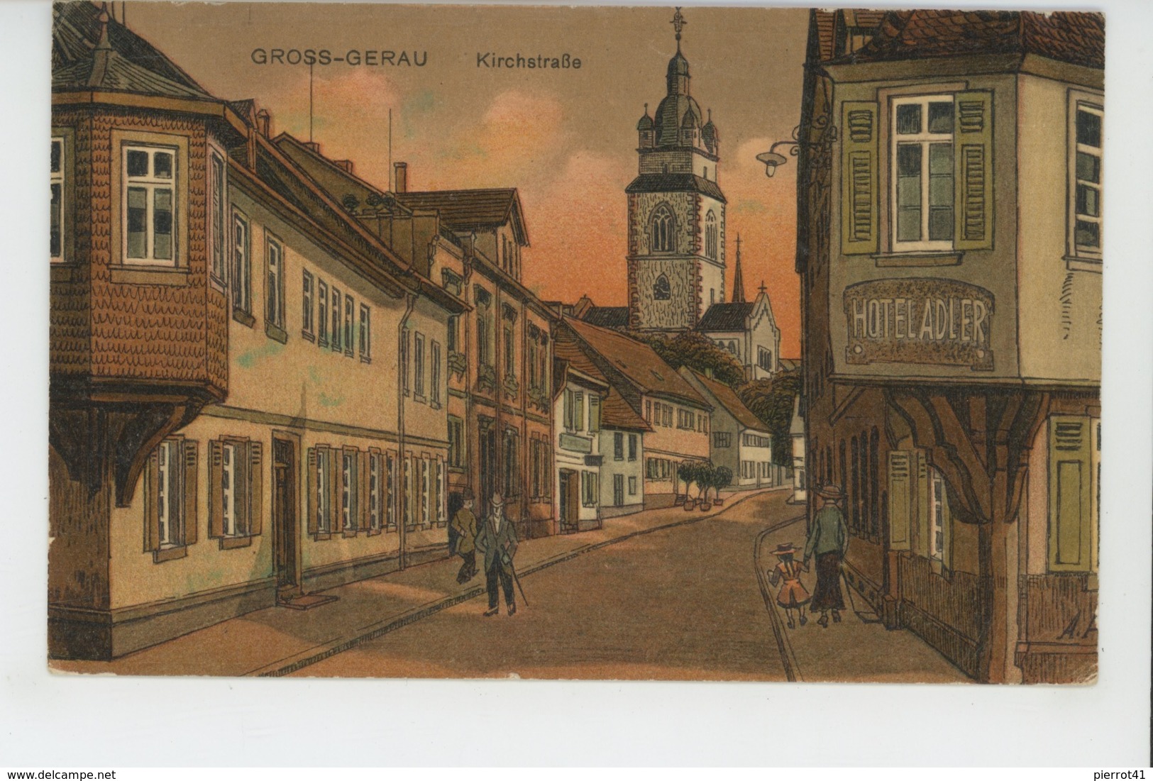 ALLEMAGNE - GROSS GERAU - Kirchstrasse