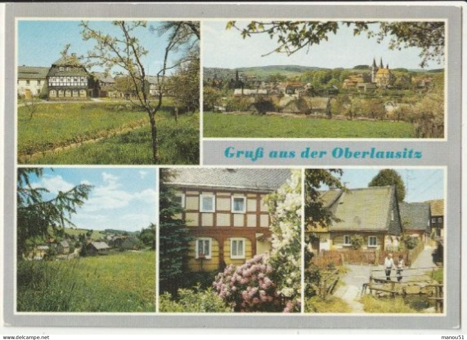 Allemagne - Gruss aus der OBERLAUSITZ - CPSM multi vues