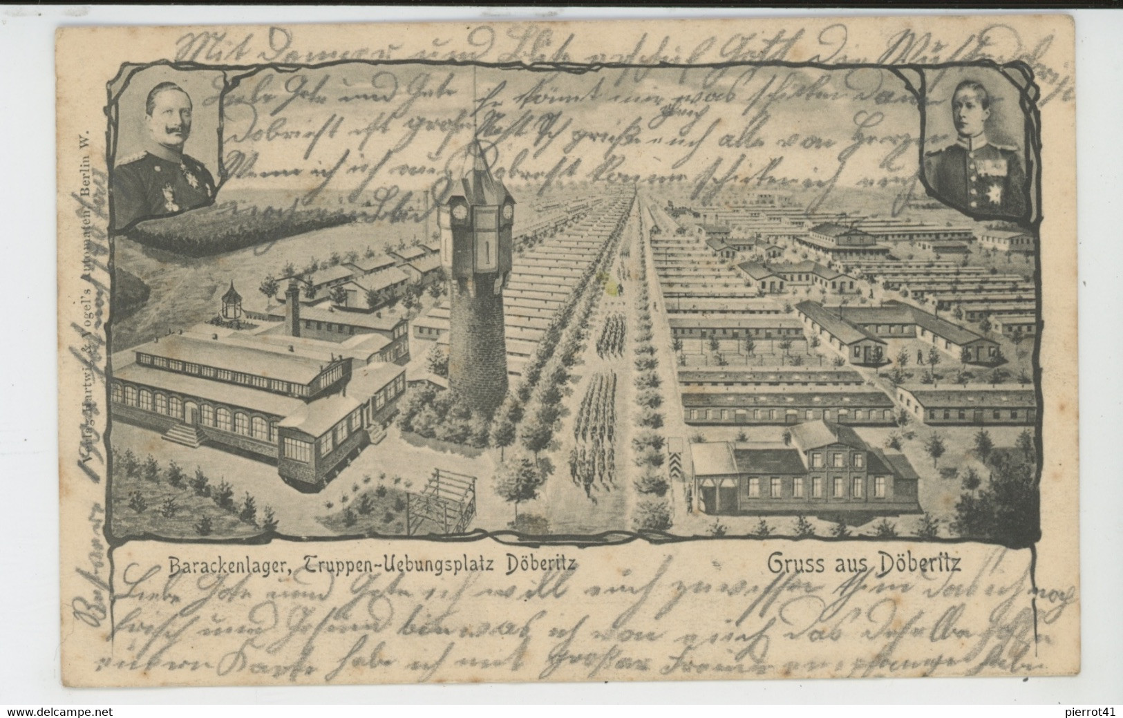 ALLEMAGNE - Gruss aus DÖBERITZ - Barackenlager , Truppen Übungsplatz