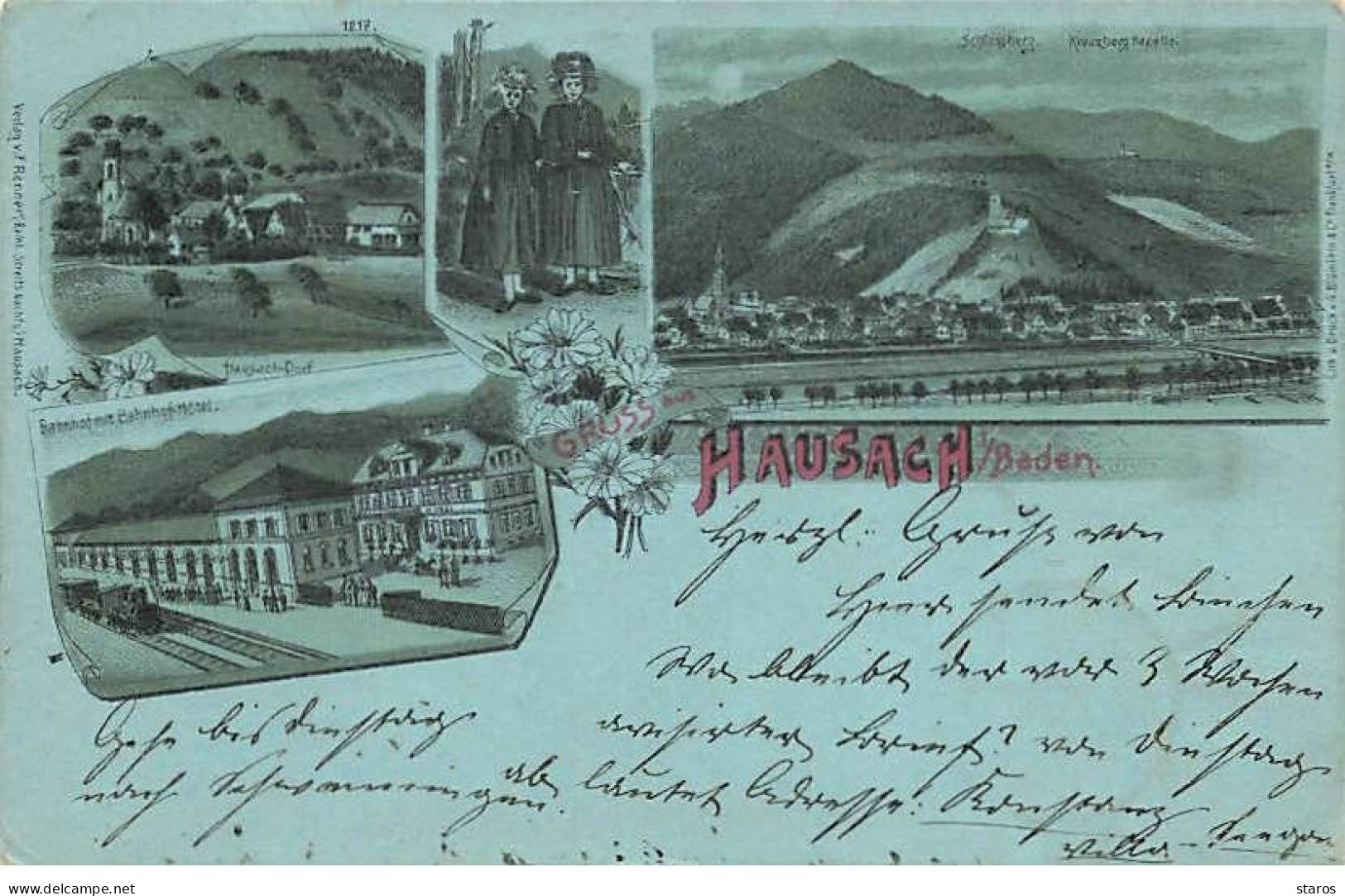 Allemagne - Gruss aus HAUSACH i. Baden - Multi-vues - 1898