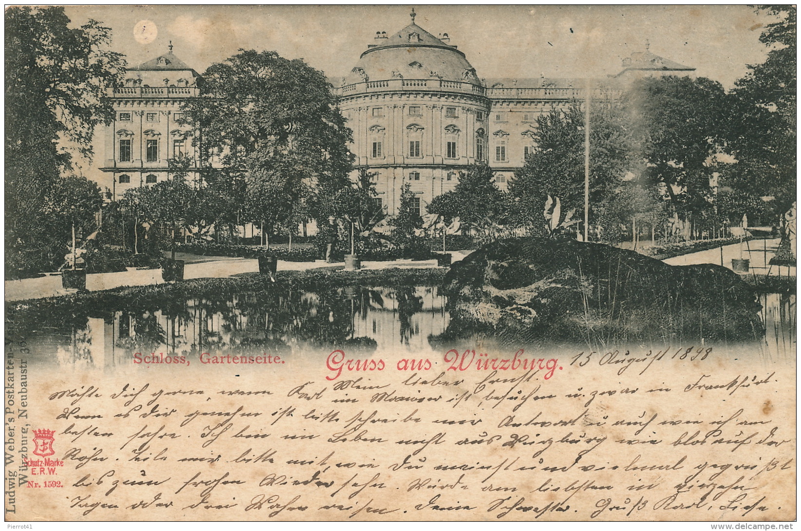 ALLEMAGNE - Gruss aus WUERZBURG (WÜRZBURG ) -1898