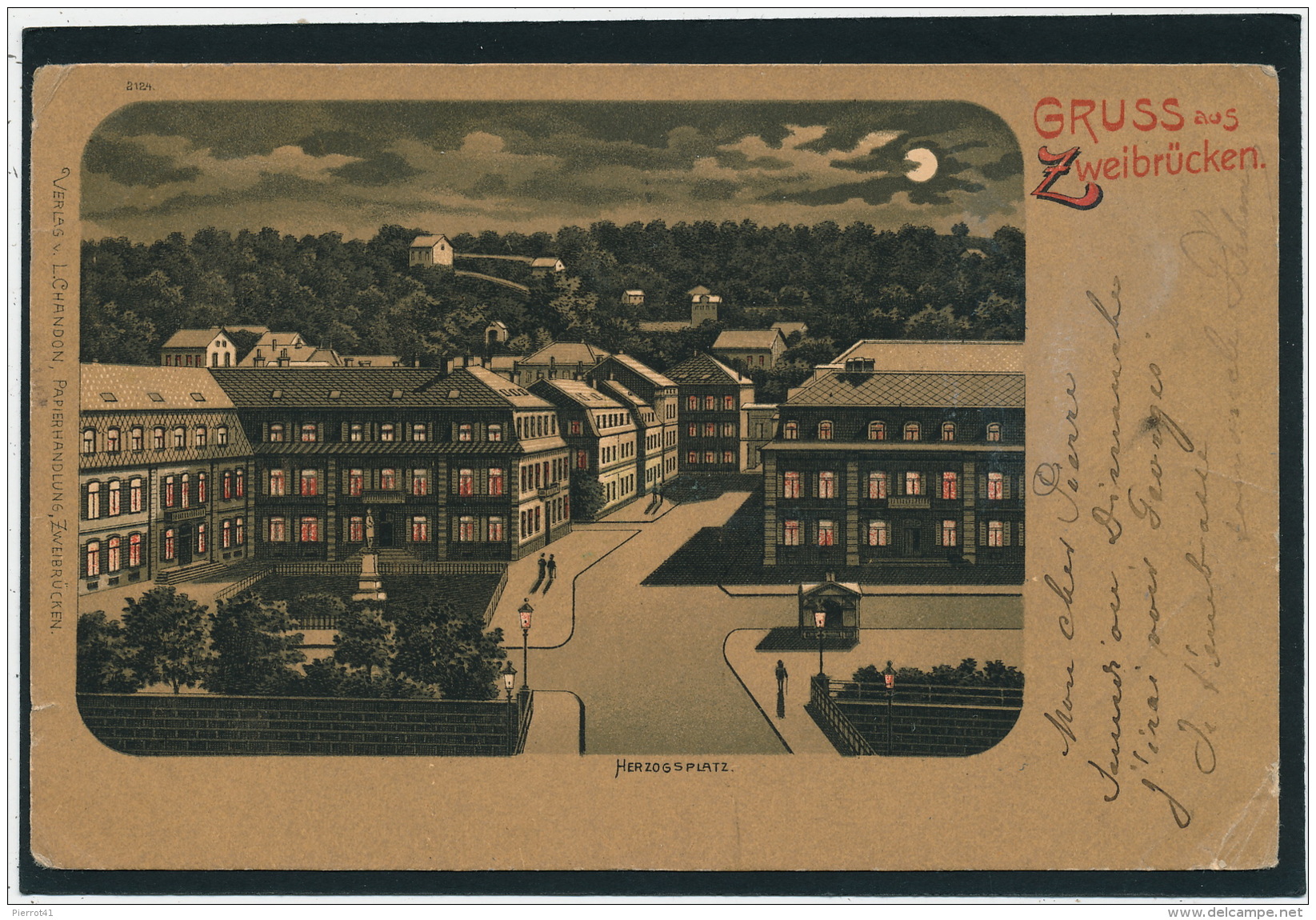 ALLEMAGNE - Gruss aus ZWEIBRUECKEN - ZWEIBRÜCKEN - Herzogsplatz