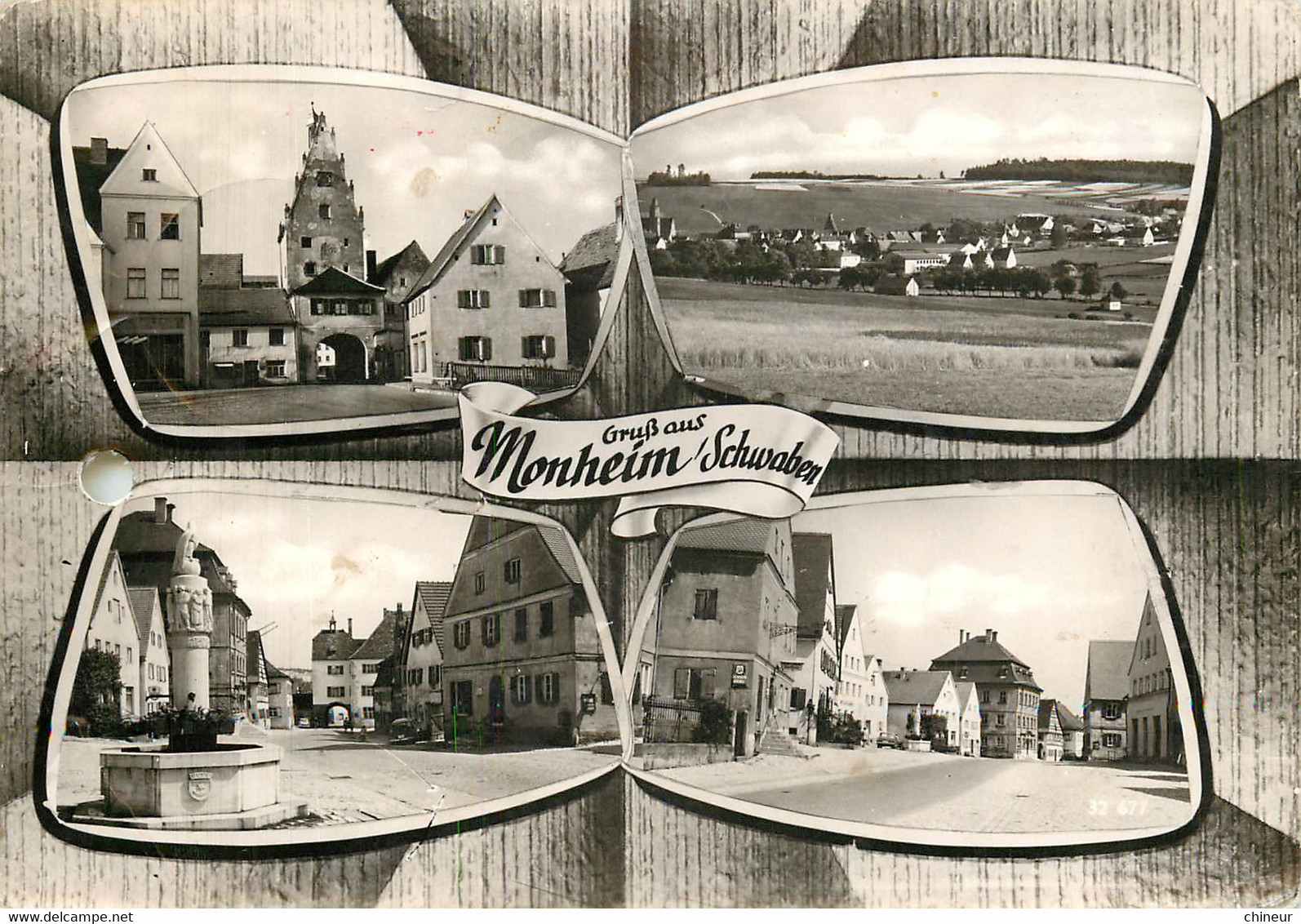 ALLEMAGNE GRUSS MONHEIM SCHWABEN CARTE MULTIVUES