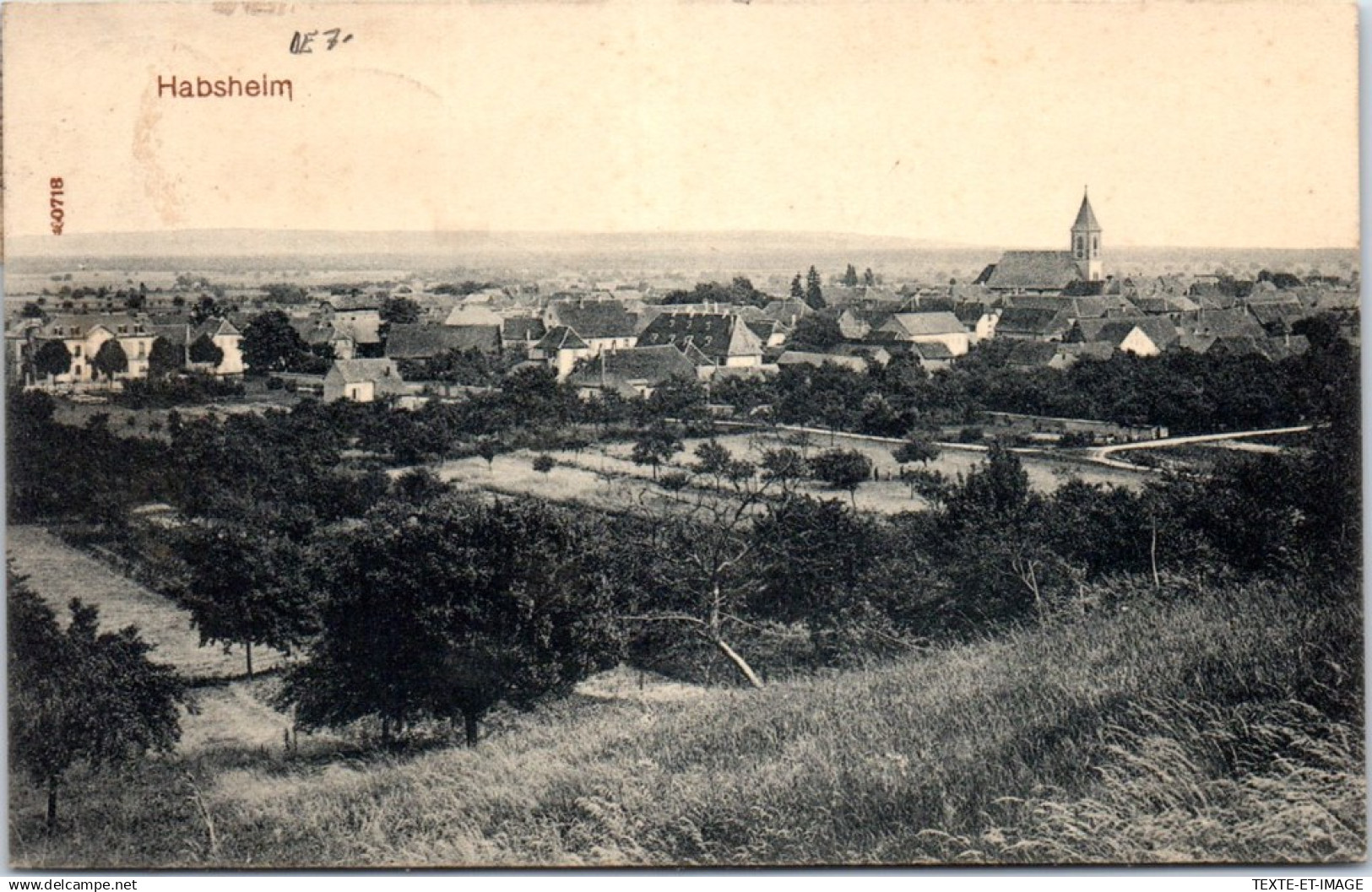 Allemagne - HABSHEIM - vue generale