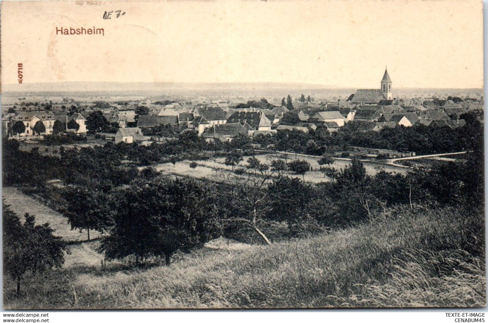 Allemagne - HABSHEIM - vue generale