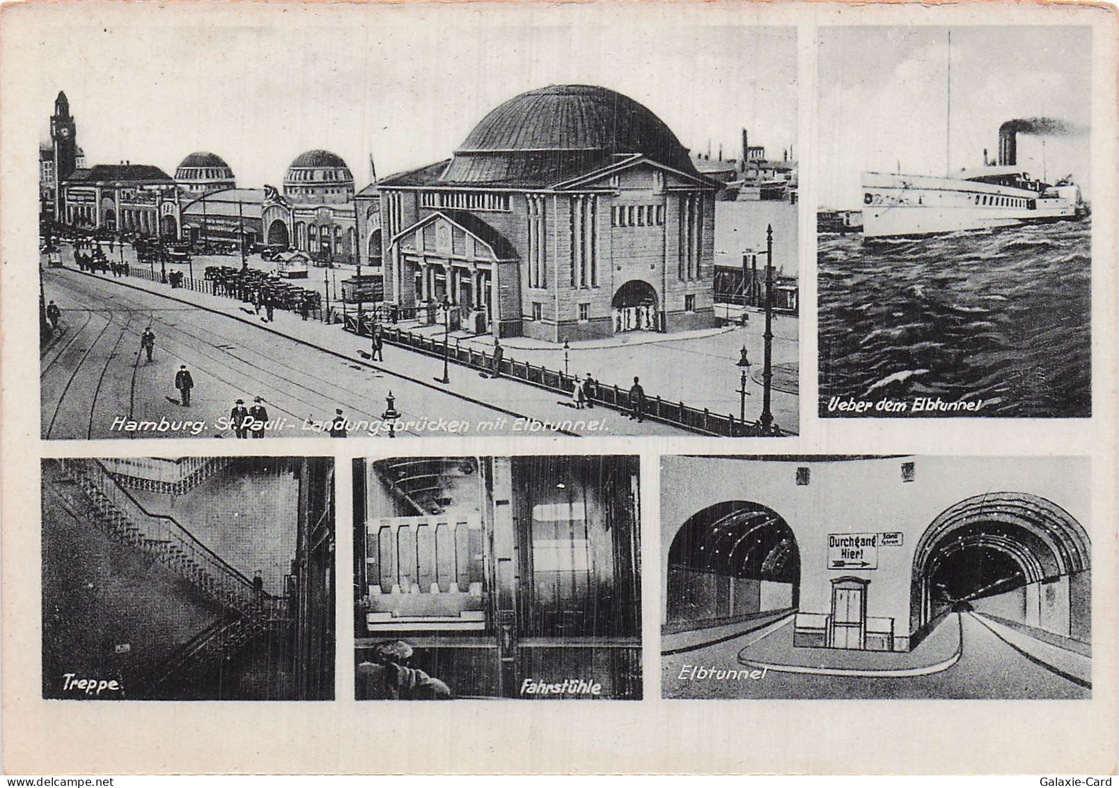 ALLEMAGNE HAMBOURG ELBTUNNEL HAMBOURG STEINWAERDER