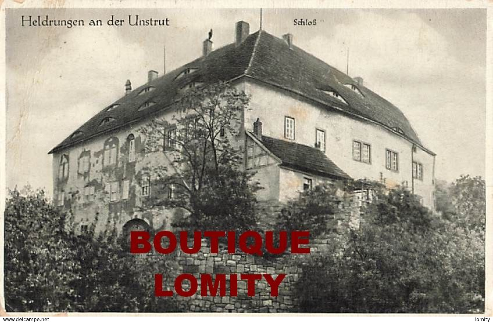 Allemagne Heldrungen an der Unstrut schloss CPA cachet 1941
