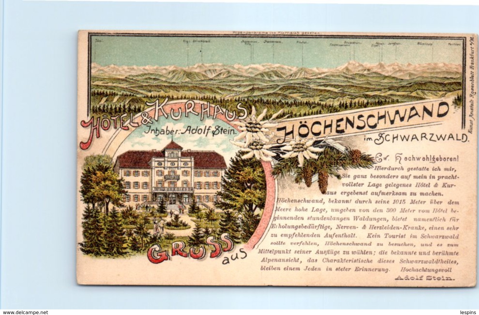 Allemagne - Höchenschwand  - Hôtel & Kurhaus